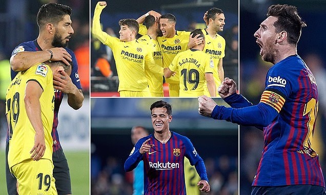 Villarreal 4-4 Barcelona: Messi, Suarez ghi bàn ở phút bù giờ