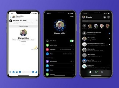 Facebook trang bị “giao diện bóng đêm” trên Messenger cho người dùng toàn cầu