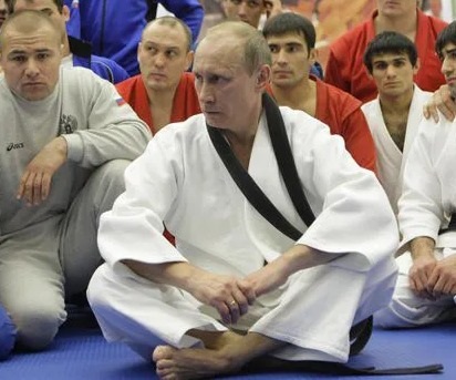 Tổng thống Putin "thách đấu" nữ nhà báo Mỹ trên sàn judo