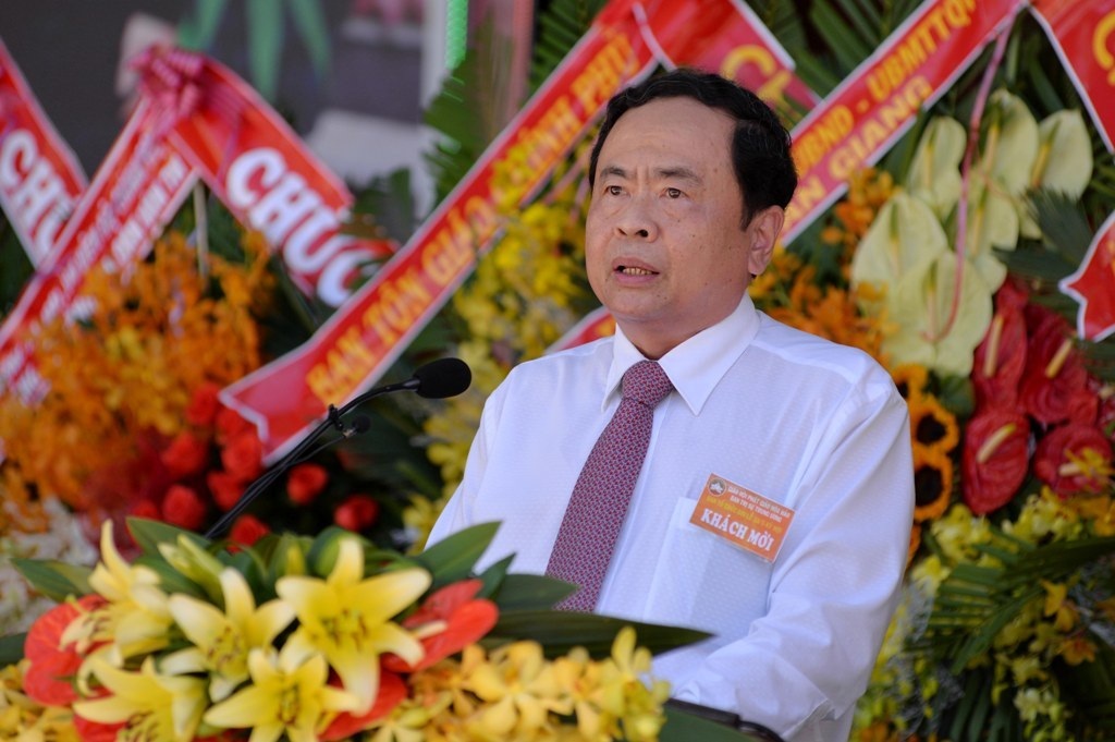 Chủ tịch MTTQ Việt Nam  dự kỷ niệm 80 năm Ngày khai sáng đạo Phật giáo Hòa Hảo