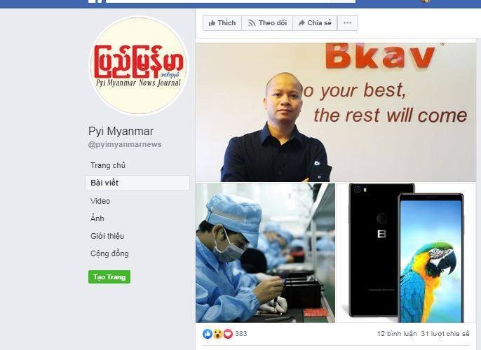 Truyền thông Myanmar tiết lộ kế hoạch Bphone 3 tại nước này