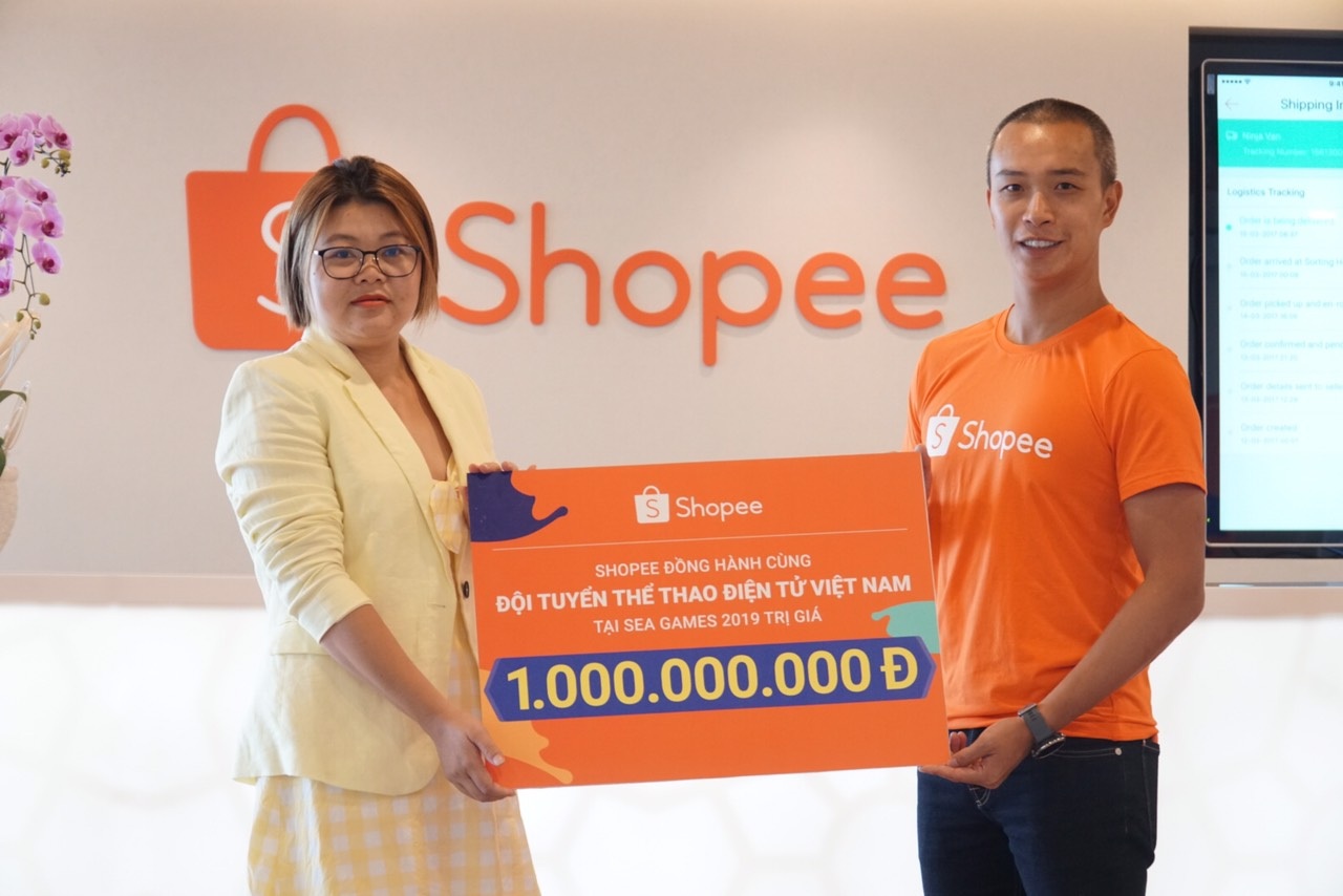 Shopee Việt Nam đồng hành cùng Đội tuyển Thể thao điện tử Việt Nam tại SEA Games  2019