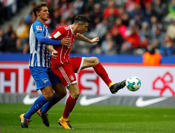 Bayern Munich 2-2 Hertha Berlin: Màn ra quân gây thất vọng của "Hùm xám"
