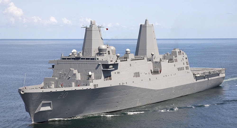 Tàu chiến Mỹ đi qua eo biển Đài Loan giữa lúc căng thẳng với Trung Quốc