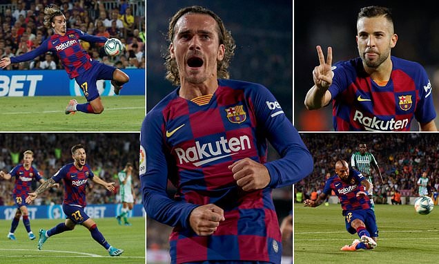 Barcelona 5-2 Betis: Cú đúp của Griezmann