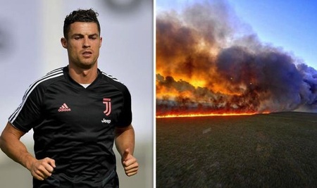 Vận động vì môi trường nhưng C.Ronaldo lại bị bóc mẽ đăng nhầm ảnh