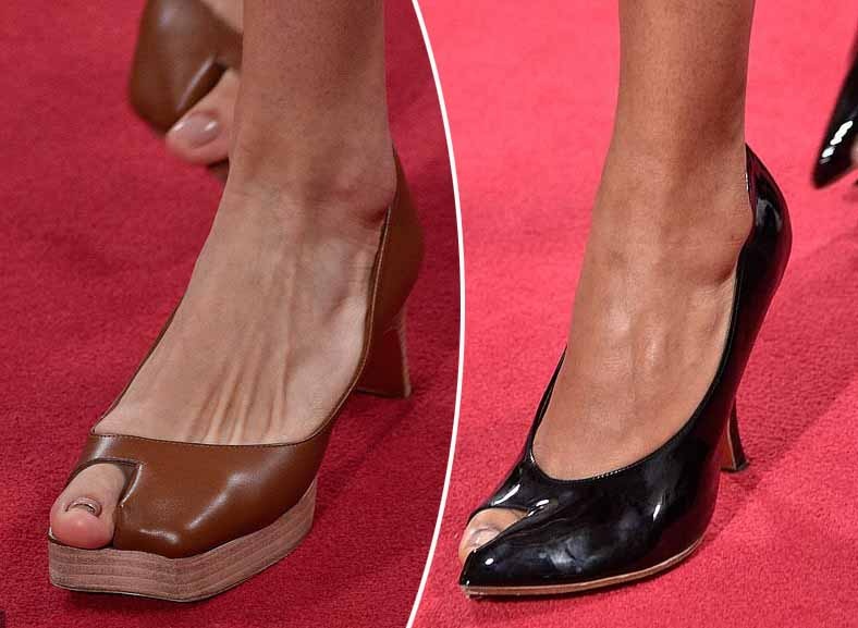 Lạ lẫm mẫu giày khoe ngón chân cái đang gây sốt trong giới thời trang