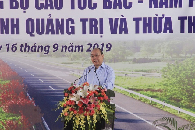 Thủ tướng dự lễ khởi công cao tốc Bắc - Nam đoạn qua Quảng Trị, TT-Huế