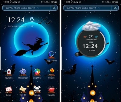 Bộ giao diện thú vị giúp “hóa trang” cho smartphone để đón Halloween