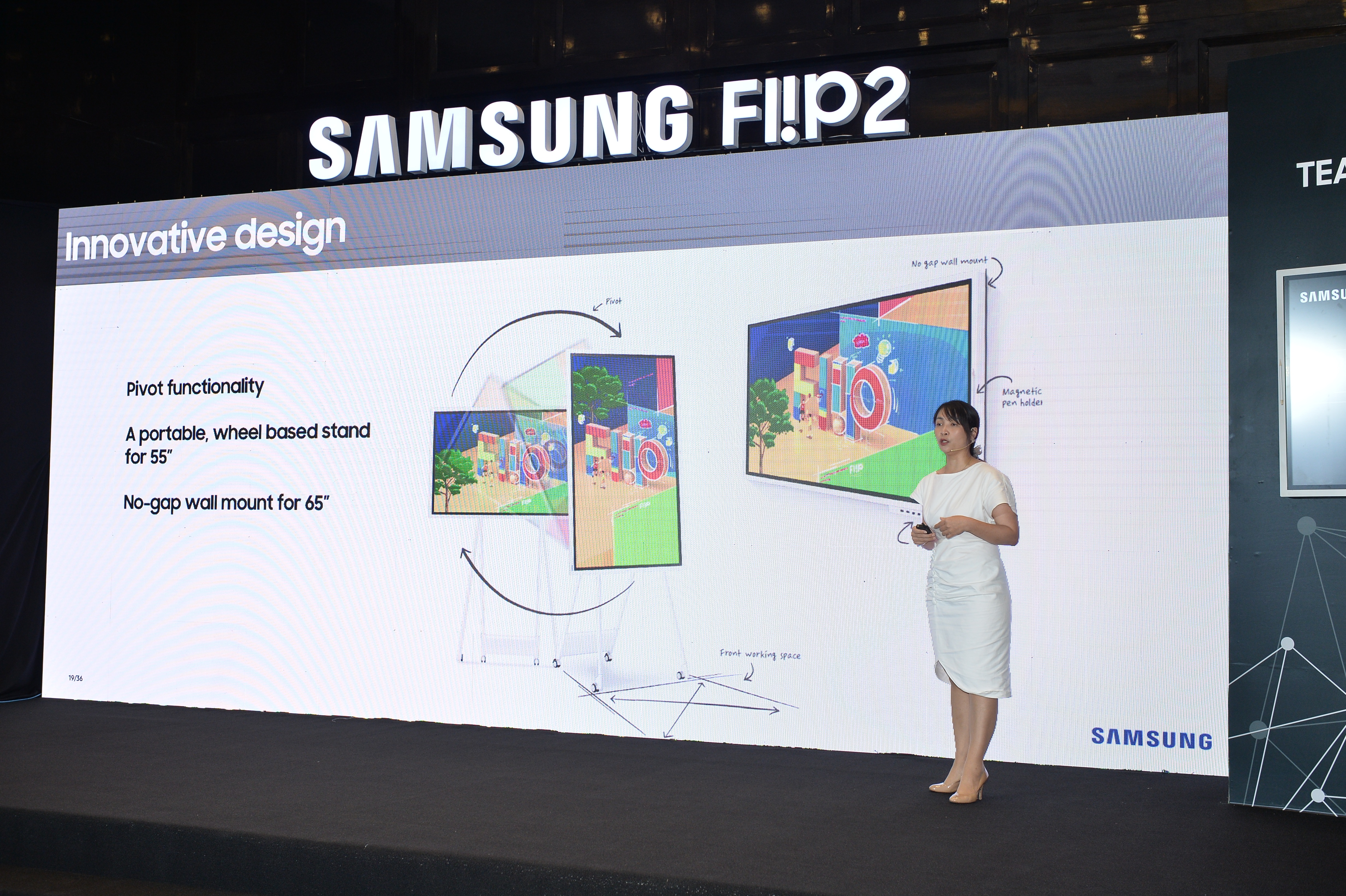 Samsung và CMC giới thiệu giải pháp thông minh cho hội họp cùng bảng đa năng Flip2