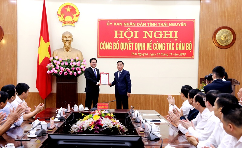 Ông Lê Quang Tiến giữ chức Phó Chủ tịch UBND tỉnh Thái Nguyên