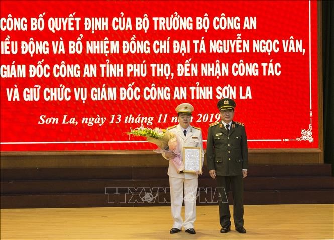 Phó Giám đốc Công an Phú Thọ được bổ nhiệm làm Giám đốc Công an Sơn La