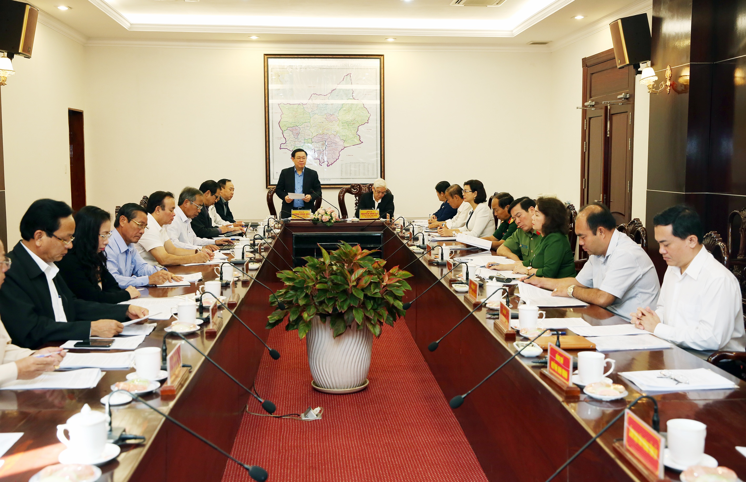Bộ Chính trị làm việc tại Bình Phước và Đắk Nông