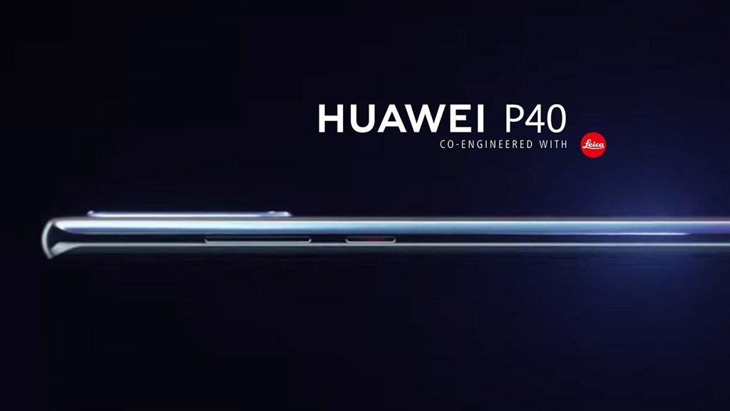 Huawei P40 lộ ảnh với màn hình cong, nút bấm vật lý