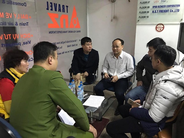 Vụ 64 du khách mua tour sang Thường Châu bị "bỏ rơi": Giám đốc đơn vị lữ hành nói gì? - 1 Phía công ty lữ hành làm việc với cơ quan chức năng