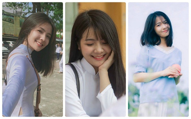 Những "hot girl mạng xã hội" bất ngờ nổi tiếng sau một đêm - 7 “Thiên thần áo dài trắng” Dương Thu Giang (ảnh NVCC)