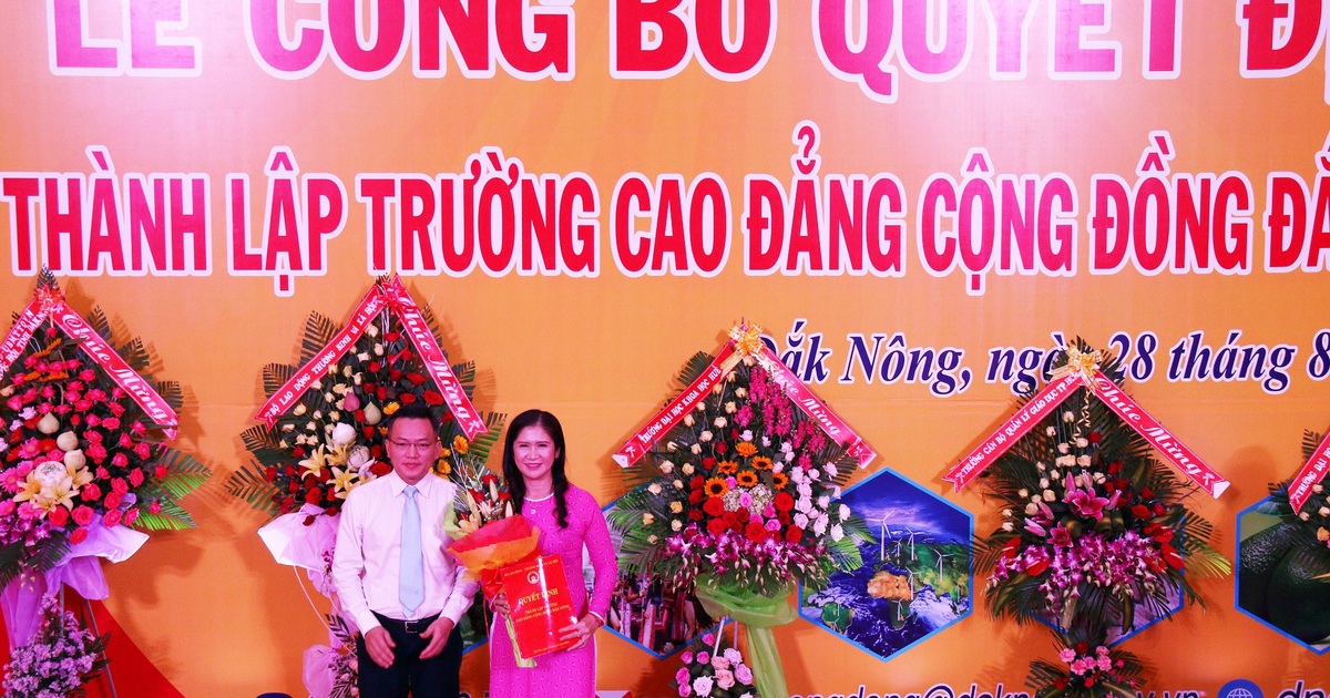 Đắk Nông có trường cao đẳng đầu tiên, bắt đầu tuyển sinh từ năm 2019 | Báo  Dân trí