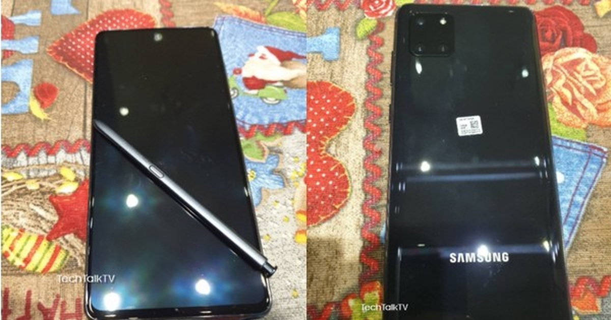 Lộ ảnh thực tế Galaxy Note10 Lite, cụm camera giống Pixel 4 XL