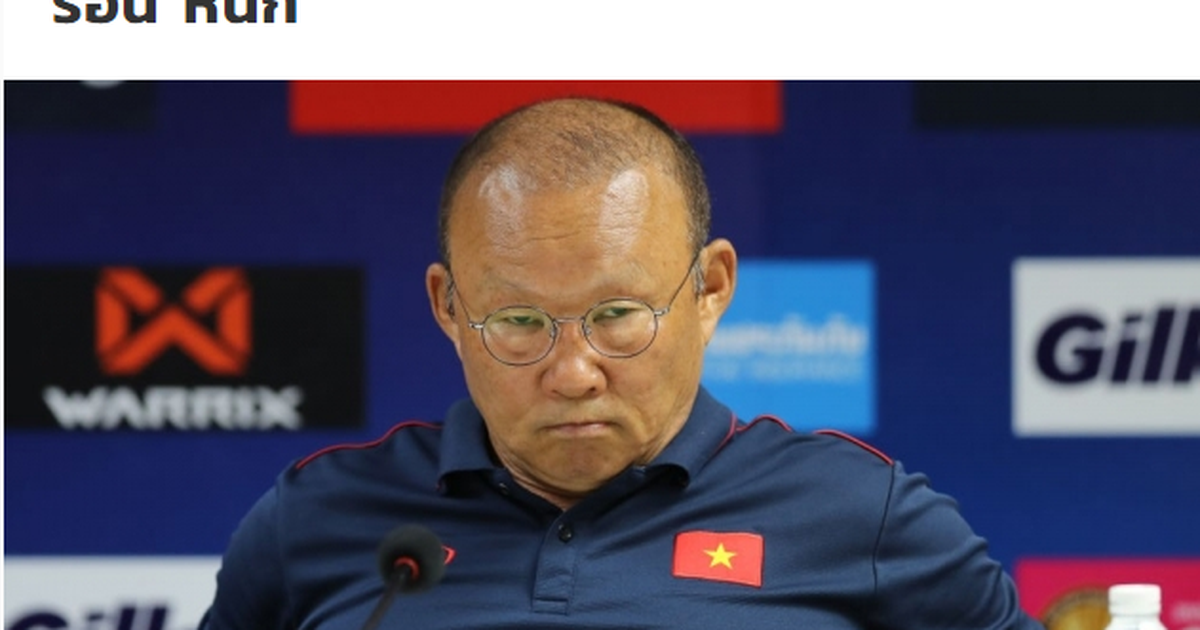 Báo Thái Lan: “AFC nghiêm khắc trừng phạt HLV Park Hang Seo”