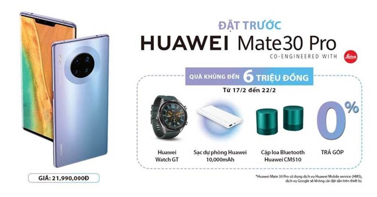 Huawei Mate 30 Pro chính thức phân phối tại VN, đã xài Facebook được chưa?