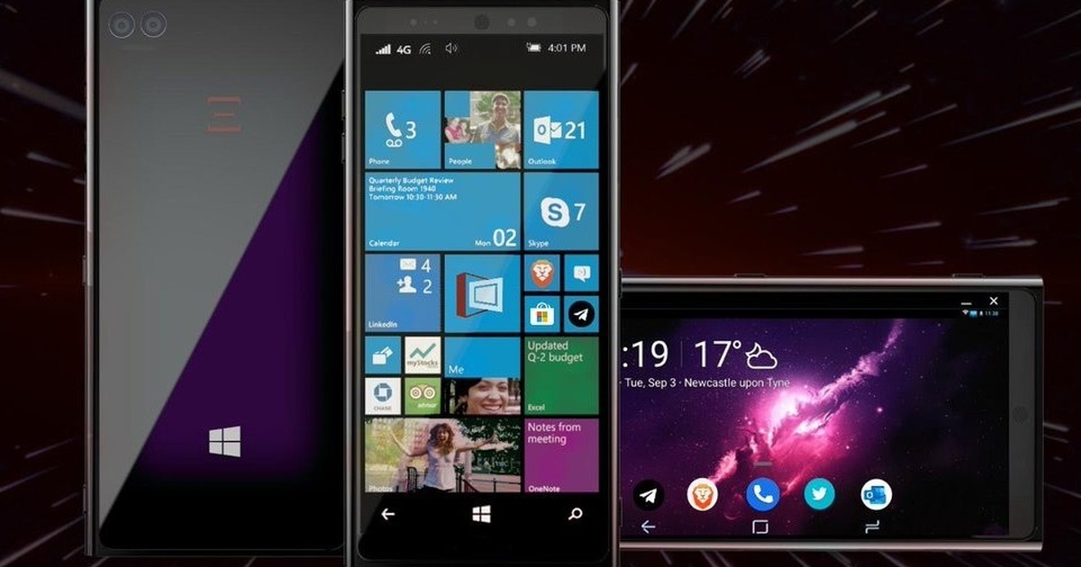 Sắp có smartphone chạy Windows 10, hỗ trợ ứng dụng Android