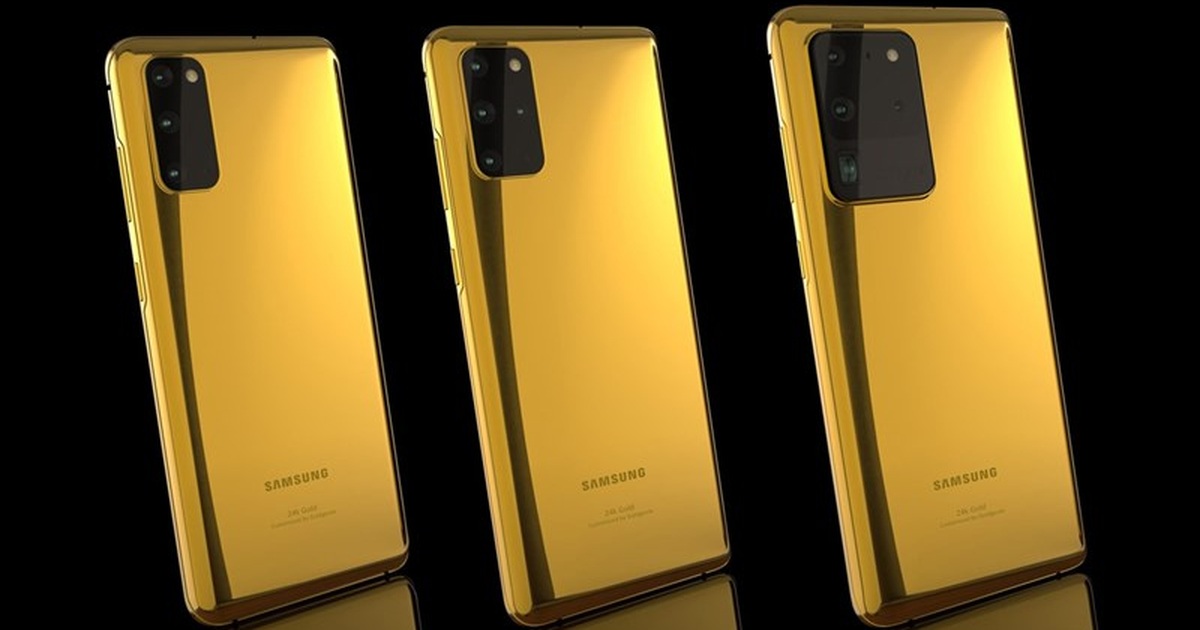 Ngắm phiên bản Galaxy S20 mạ vàng siêu sang, giá gần 5.000 USD