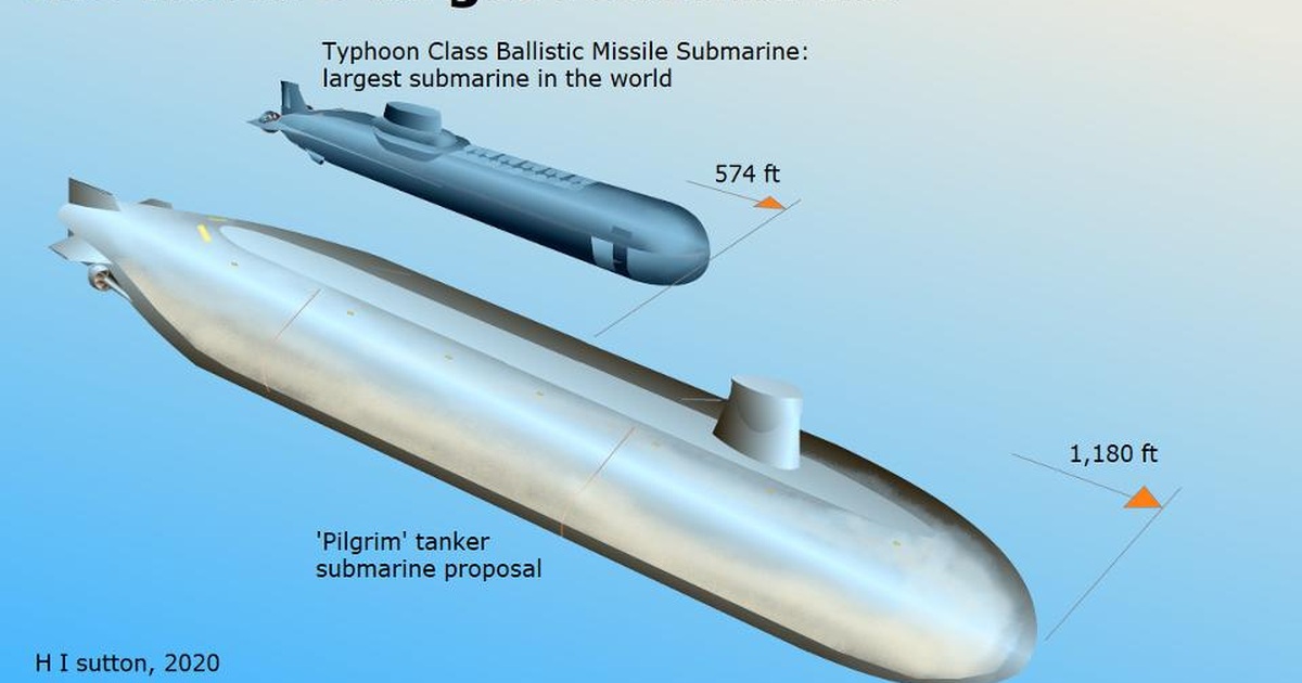 Nga có thể chế tạo tàu ngầm lớn nhất thế giới chạy bằng năng lượng hạt nhân