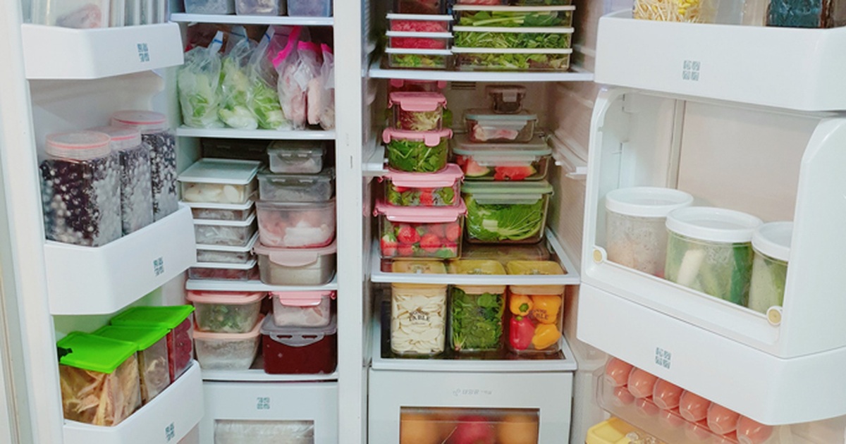 Cách tích trữ đồ trong tủ lạnh sạch sẽ, khoa học, tiết kiệm không gian