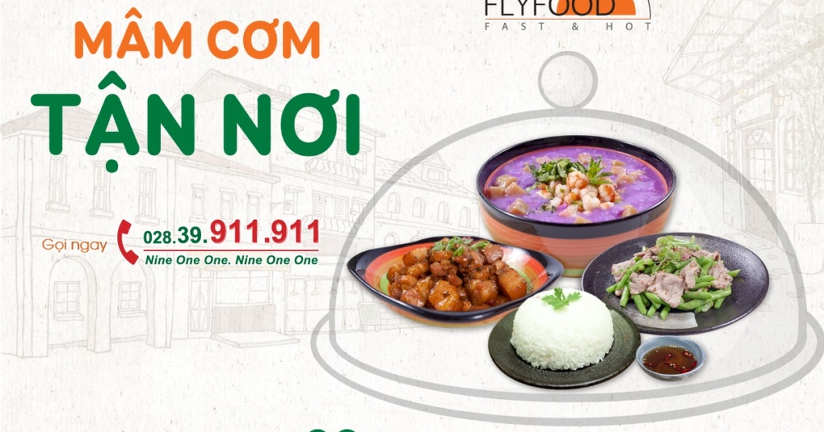 FLYFOOD ra mắt cơm gia đình giao tận nơi để đáp ứng nhu cầu mùa dịch