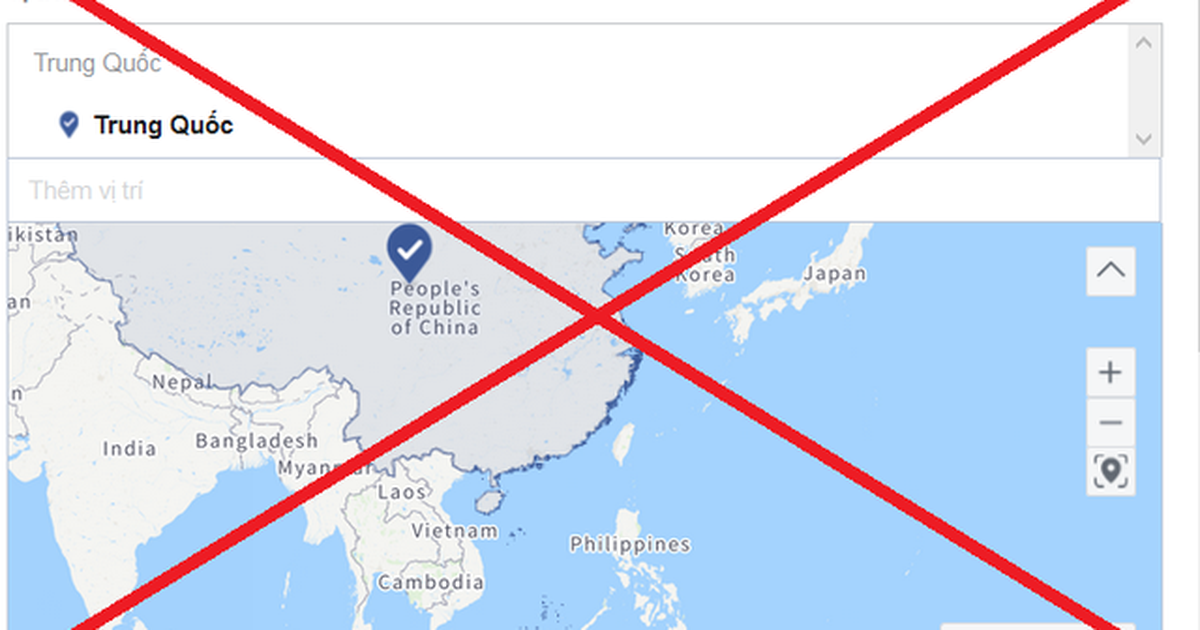 Facebook xin lỗi và sửa lại quần đảo Trường Sa, Hoàng Sa là của Việt Nam