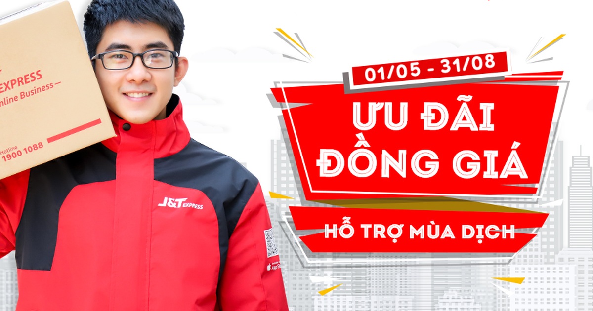 Chuyển phát nhanh J&T Express đồng giá giao hàng chỉ từ 14.000đ