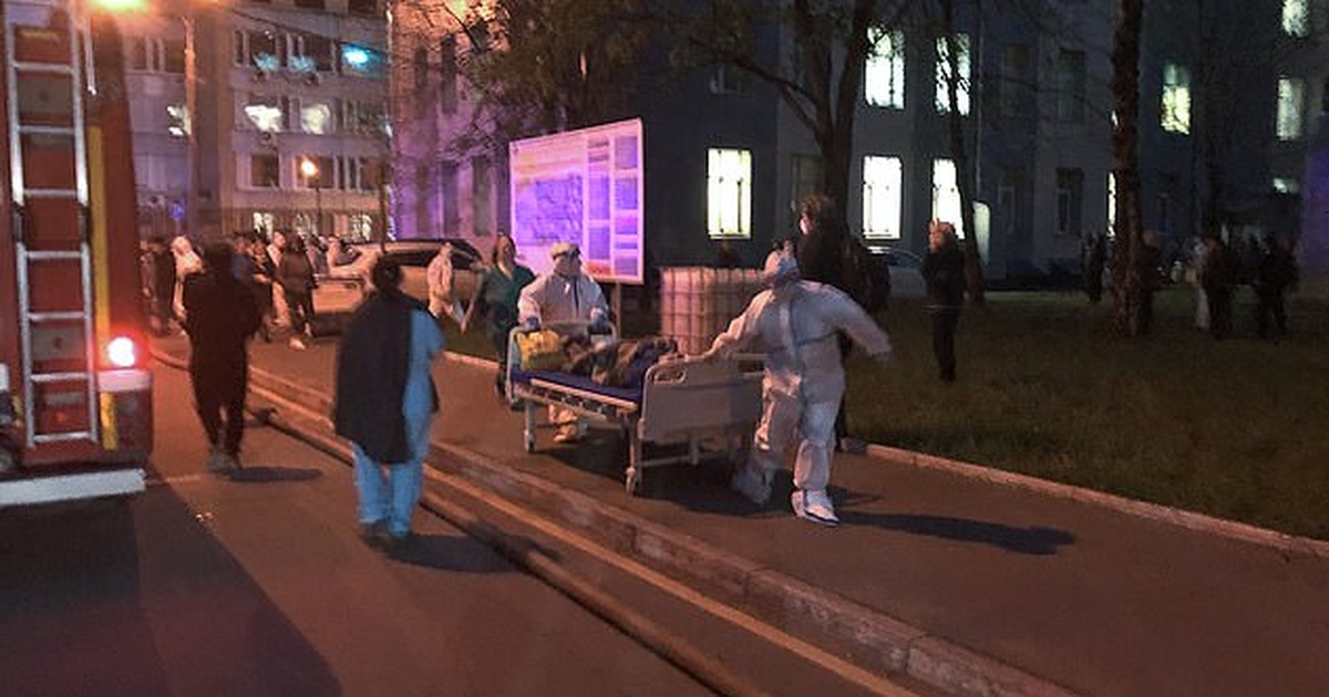 Cháy bệnh viện điều trị Covid-19 ở Nga, 1 người chết