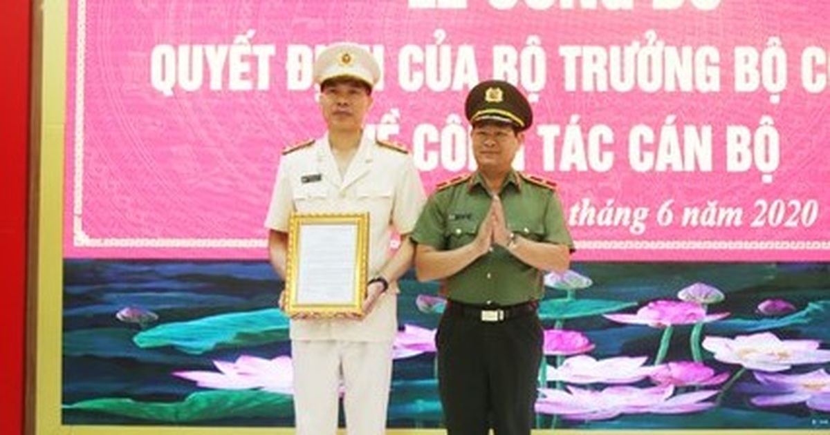 Trưởng phòng - Cục Cảnh sát Kinh tế làm Phó Giám đốc Công an tỉnh Nghệ An