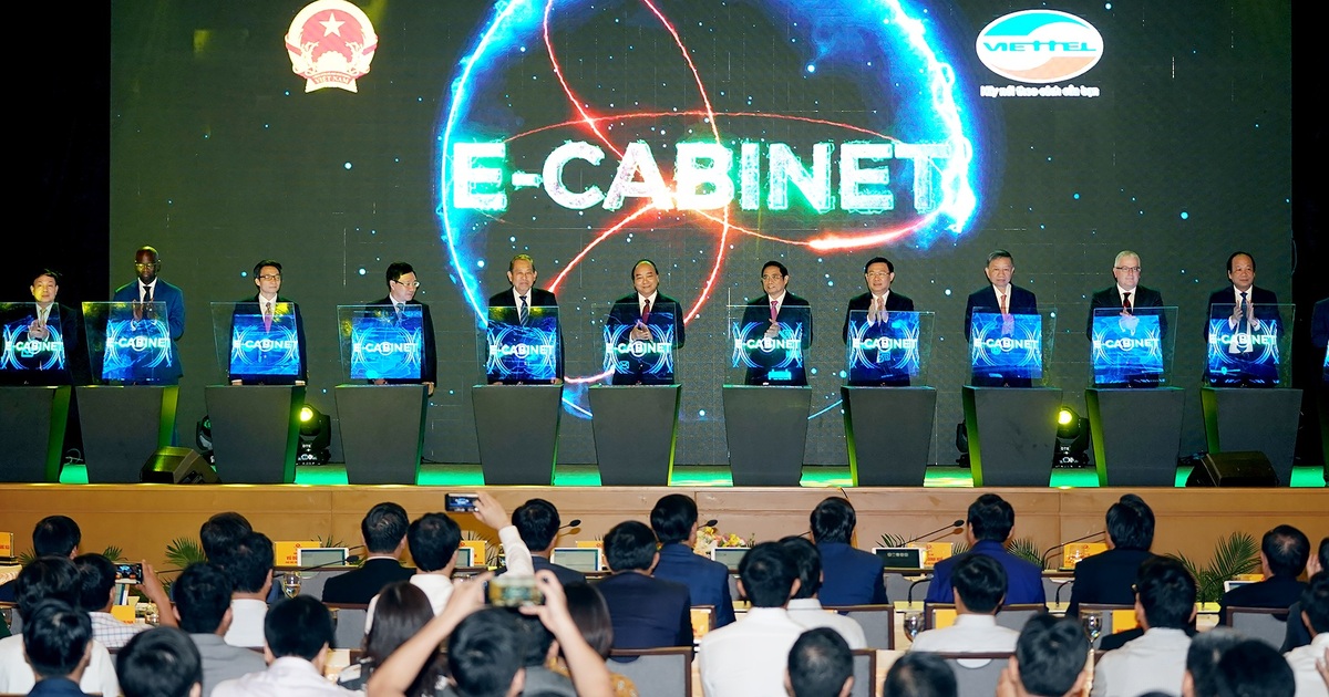 Khởi đầu cho Chính phủ số, Viettel e-Cabinet giành giải Sao Khuê 2020