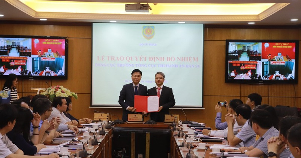 Ông Nguyễn Quang Thái làm Tổng cục trưởng Thi hành án dân sự