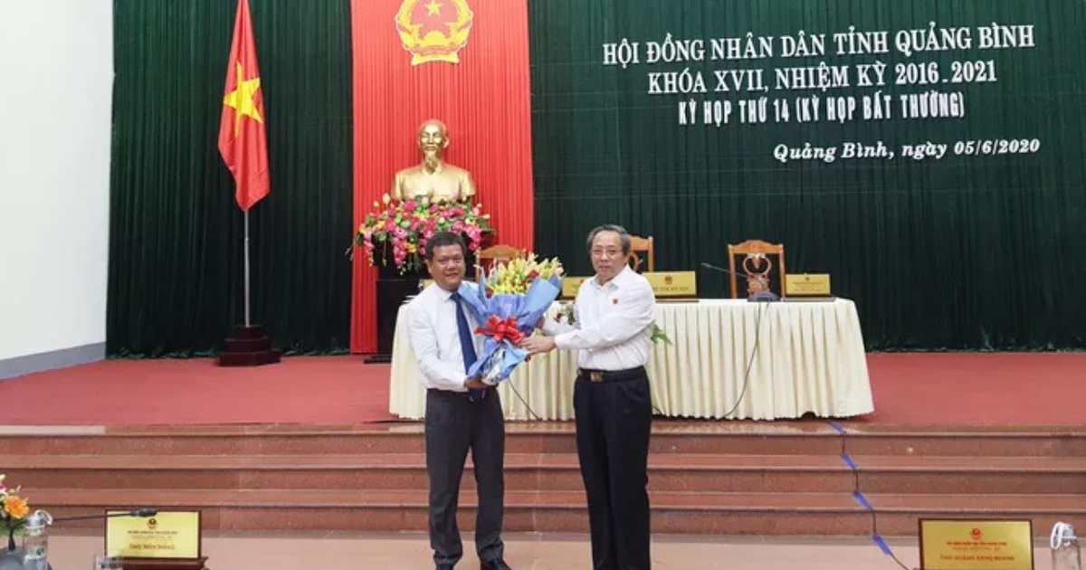 Giám đốc Sở TN-MT Quảng Bình được bầu làm Phó Chủ tịch UBND tỉnh