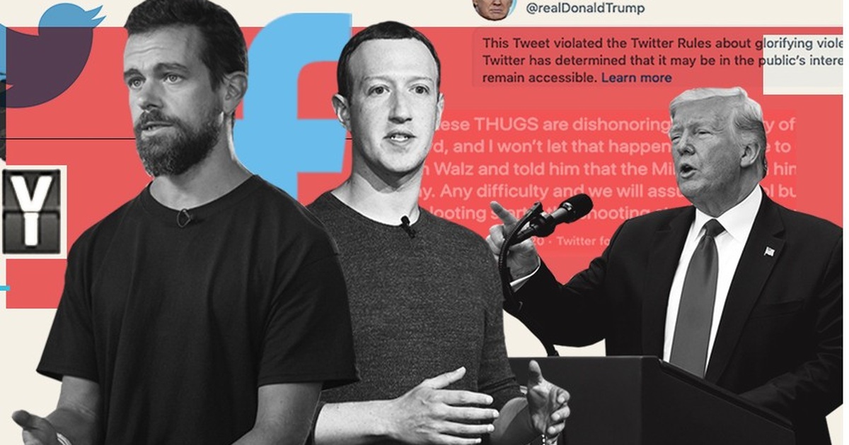 Facebook, Twitter, Instagram đồng loạt gỡ video vận động tranh cử của Trump