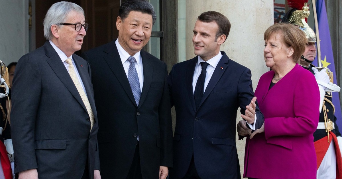 Trung Quốc vội ngả về châu Âu giữa lúc căng thẳng với Mỹ