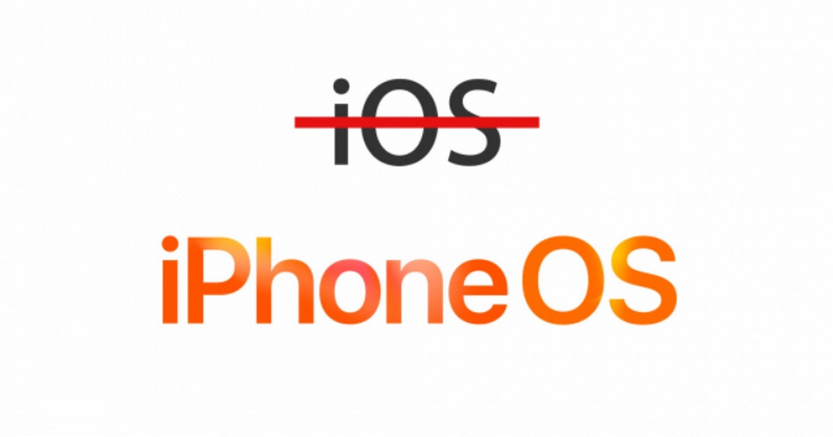 iPhone sẽ đổi tên thành Apple Phone, iOS thành iPhone OS?