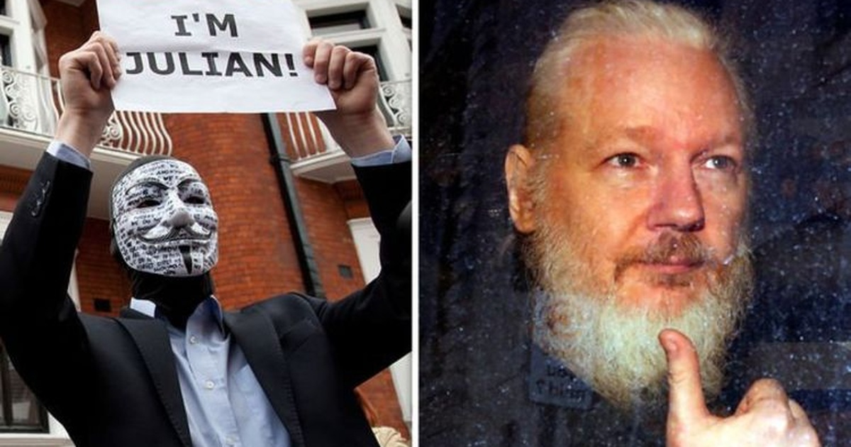 Ông chủ WikiLeaks bị cáo buộc hợp tác với nhóm hacker nổi tiếng Anonymous