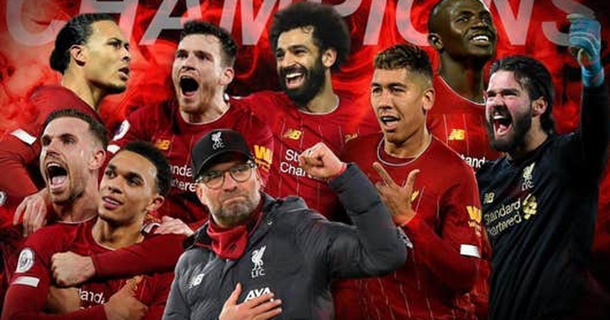 Liverpool chính thức vô địch Premier League 2019/20