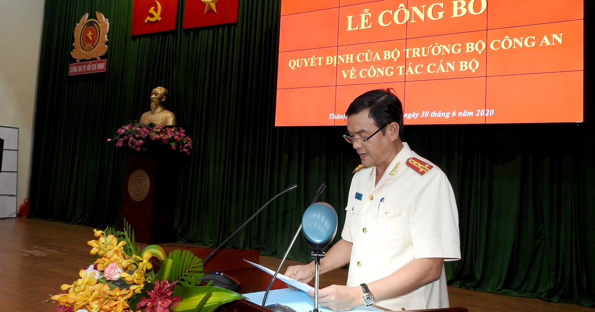 Đại tá Lê Hồng Nam chính thức nhận chức Giám đốc Công an TPHCM
