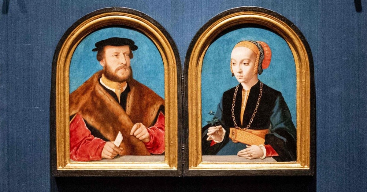 Sau 125 năm, chân dung của cặp vợ chồng quý tộc được đoàn tụ