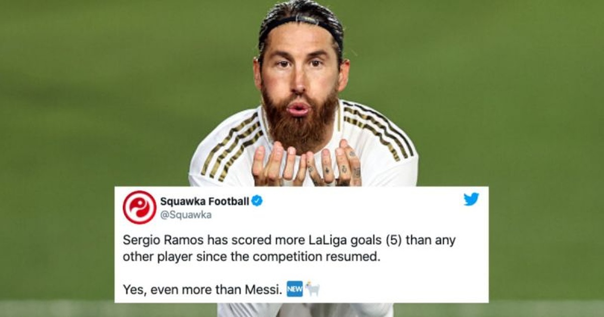 Kinh ngạc với khả năng ghi bàn như máy của Sergio Ramos