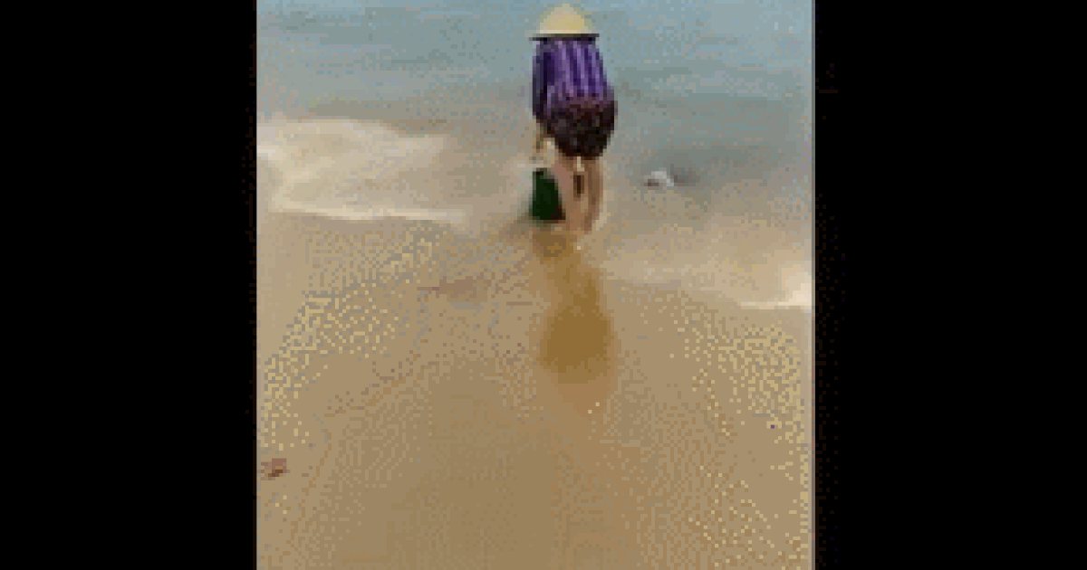 Clip “người phụ nữ vẫn đổ rác ra biển dù bị nhắc nhở” gây phẫn nộ tuần qua