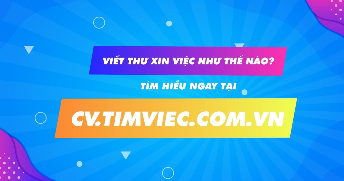 Cv Timviec Com Vn Cung Cấp 1000 Cv Va Cover Letter Chuyen Nghiệp Bao Dan Tri
