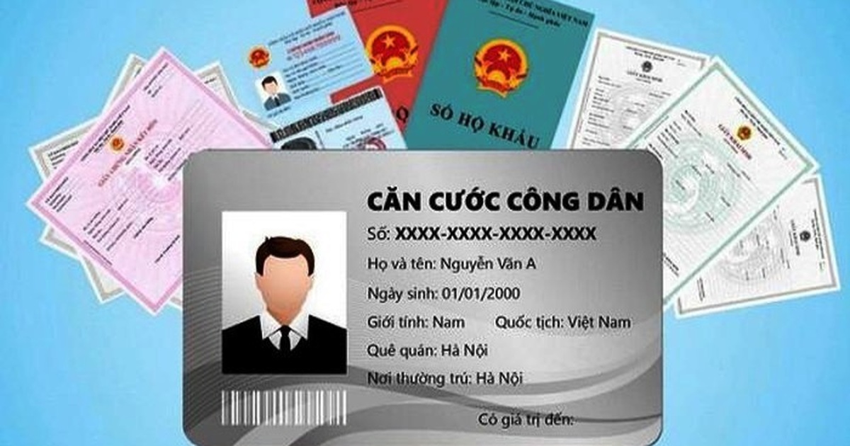 Hình ảnh căn cước công dân và các giấy tờ liên quan