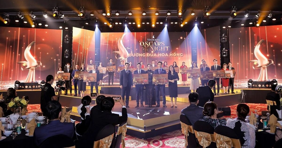 Vinhomes Oscars Night vinh danh đại lý bất động sản xuất sắc nhất ở Hà Nội