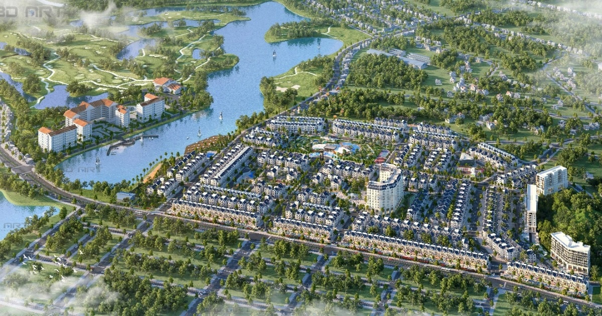 View sân golf triệu USD của những căn biệt thự nhà vườn Mậu Lâm | Báo Dân  trí