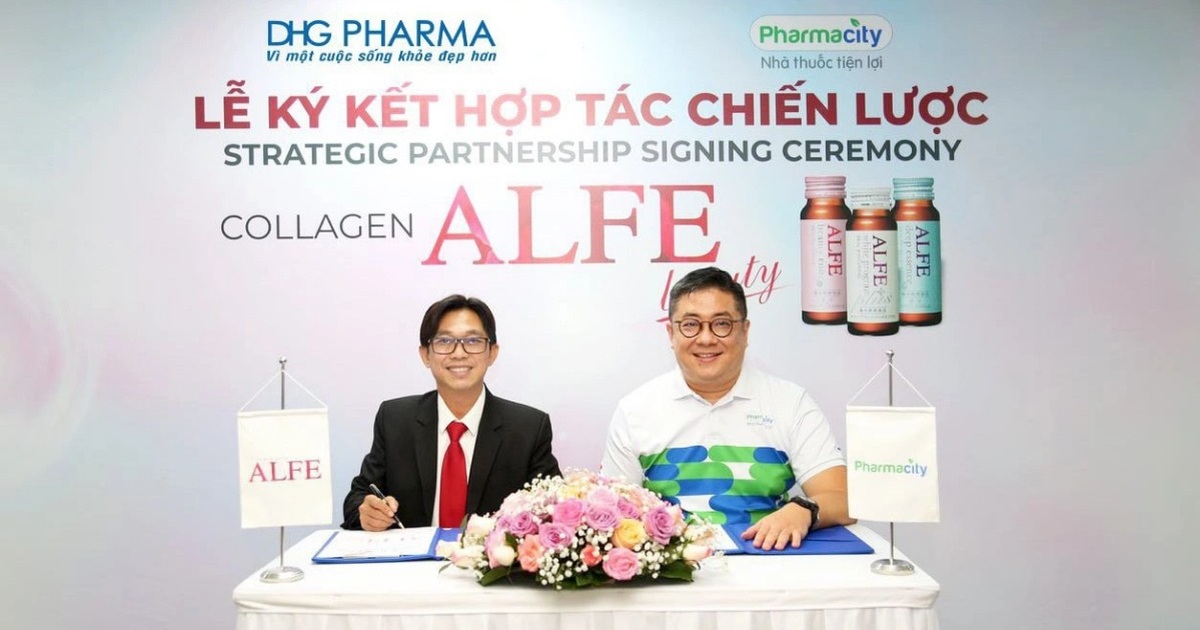 PharmacityとDHGPharmaは、ALFEウォーターコラーゲンを独占的に配布するために協力しています